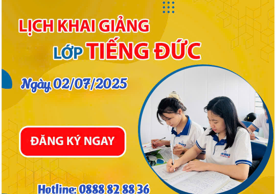 LỊCH KHAI GIẢNG KHÓA TIẾNG ĐỨC A1 TẠI DU HỌC NEW WORLD EDU